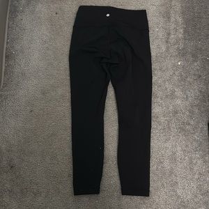 Plain Black size 8 super comfy lululemon leggings